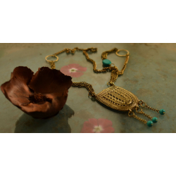 प्रभा ✺ Brass Necklace { 10 }